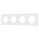 Рамка пластиковая FRM-TENDO-PL-4-WH (Arlight, Белый) 053847
