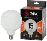 Лампочка светодиодная ЭРА F-LED G125-15w-827-E27 OPAL