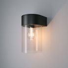 Уличный настенный светильник Elektrostandard 35085/D черный Atrani a062520