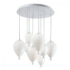 Подвесная люстра Ideal Lux 100883 CLOWN SP8 BIANCO