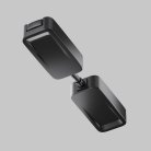 Прямой коннектор питания Maytoni Technical TRA084C-B-12 Magnetic track system Radity