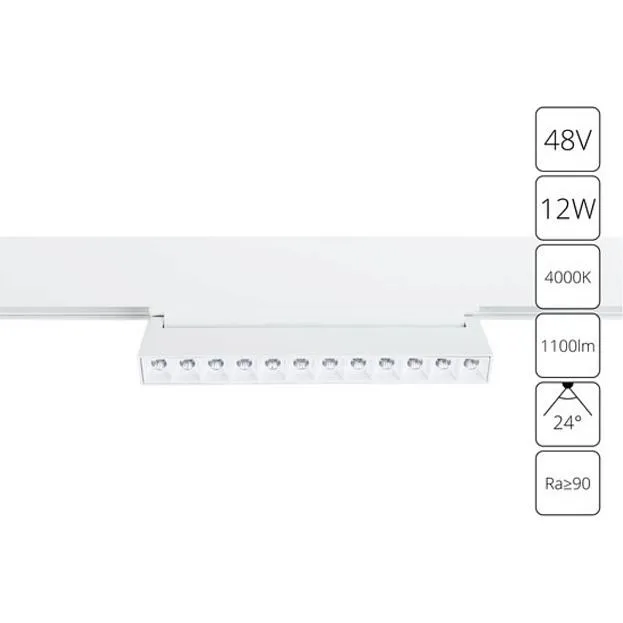 Трековый светильник Arte Lamp A4668PL-1WH LINEA