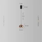 Подвесной светильник JUSI Цвет золото. С лифтом Lampatron 8599-23968