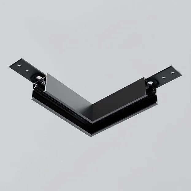 Коннектор угловой накладной низкопрофильный Maytoni Technical TRAM034CL-41B Exility