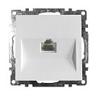 Розетка компьютерная 1-местная STEKKER 39305 RJ-45 (механизм) GLS00-7107-01 Катрин, белый