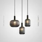 Подвесной светильник IRIS BLACK Lampatron f-iris-black01 8993-25487