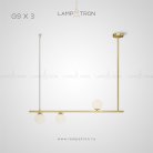 Реечный, рядный светильник ASGARD 3 лампы Lampatron 4220-10550