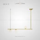 Реечный, рядный светильник ASGARD 3 лампы Lampatron 4220-10550