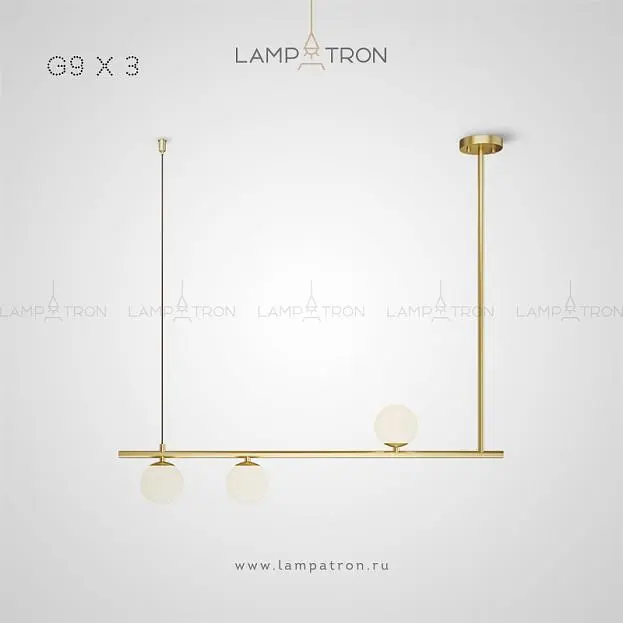 Реечный, рядный светильник ASGARD 3 лампы Lampatron 4220-10550 Реечный, рядный светильник ASGARD 3 лампы Lampatron 4220-10550