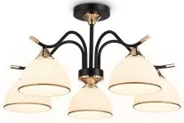 Подвесной светильник BK/FGD черный/золото E27/5 max 60W D580*300 Ambrella light TR3162/5