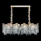 Люстра хрустальная подвесная Золото Citilux CL308202 Моника
