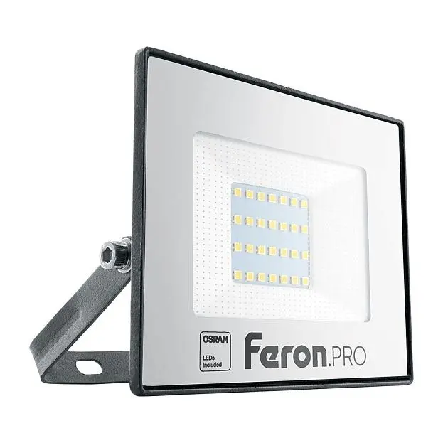Прожектор Feron 41539 PRO LL-1000 30W 6400K Прожектор Feron 41539 PRO LL-1000 30W 6400K