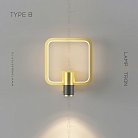 Бра DAGVEIG Тип B. Цвет Латунь + Черный. Нейтральный свет Lampatron 6134-16473