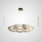Кольцевая люстра KEARNEY 6 плафонов. Цвет белый. Lampatron f-kearney01 3883-9691
