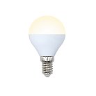 Лампочка светодиодная Volpe LED-G45-7W/WW/E14/FR/NR картон