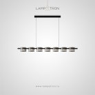 Реечный, рядный светильник JANICE LONG 7 плафонов. Нейтральный свет Lampatron 8564-23823
