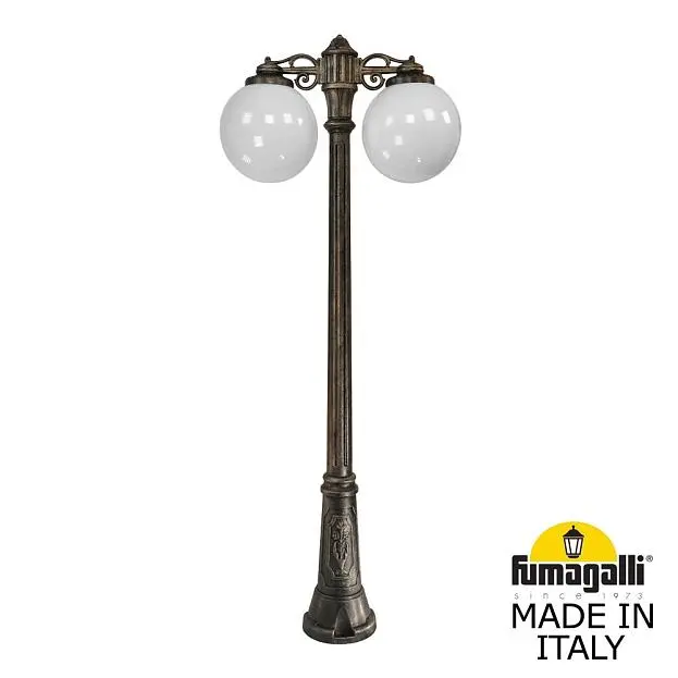 Садово-парковый фонарь FUMAGALLI G30.156.S20.BYF1RDN GIG BISSO/G300 2L DN GLOBE 300 Садово-парковый фонарь FUMAGALLI G30.156.S20.BYF1RDN GIG BISSO/G300 2L DN GLOBE 300