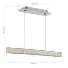 Люстра подвесная Хром/Хром LED 1*30W 3000K ST-Luce SL6008.133.01 LATOZZO