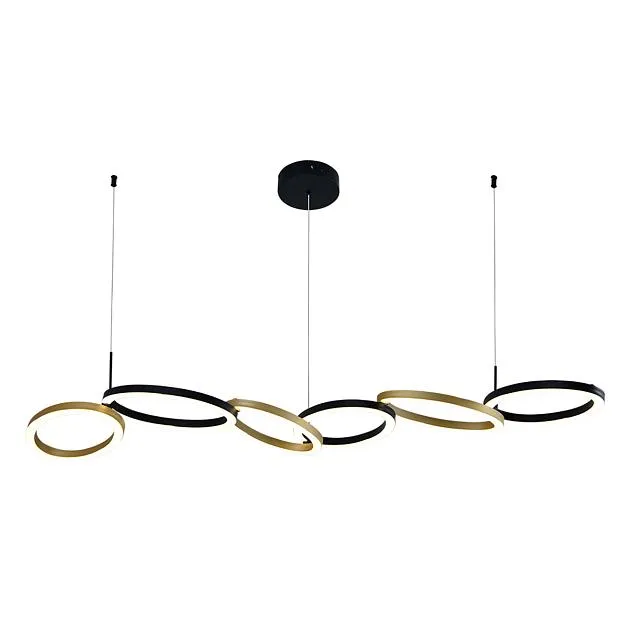 Подвесной светильник 14034/C/6P Black Indigo V000215L