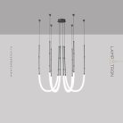 Люстра ALRIK CH Цвет Черный. Теплый свет Lampatron alrik-ch-black-warm 7734-21714