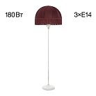 Торшер патина с красным абажуром Citilux CL407923 Базель