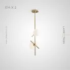 Подвесной светильник KIRAN 2 лампы Lampatron f-kiran-2 7153-19619