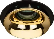 Точечный светильник ЭРА KL103 BK/GD