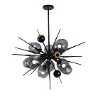 Подвесная люстра Delight Collection 9720P-10S black/smoky Burst