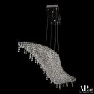 Люстра светодиодная хрустальная APL LED SH507.0.80.B.Ni.4000 Sicilia