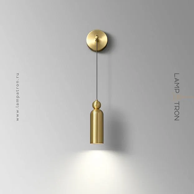 Настенный LED бра-светильник LEFFE WALL Цвет Латунь Lampatron f-leffe-wall-brass 7247-19910 Настенный LED бра-светильник LEFFE WALL Цвет Латунь Lampatron f-leffe-wall-brass 7247-19910
