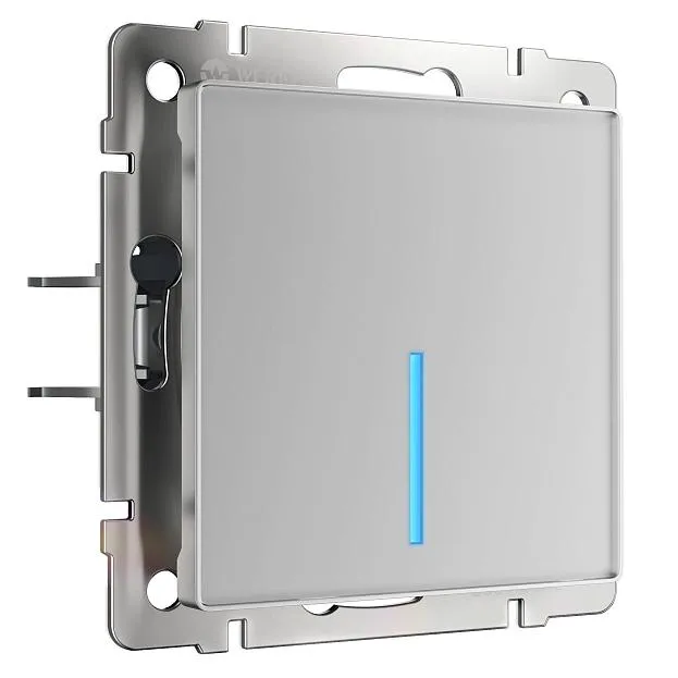 Сенсорный выключатель одноклавишный с управлением по Wi-Fi Werkel W4510606 (серебряный) a048323