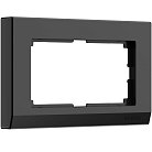 Рамка для двойной розетки Werkel W0081808 (черный) a050921 Stark