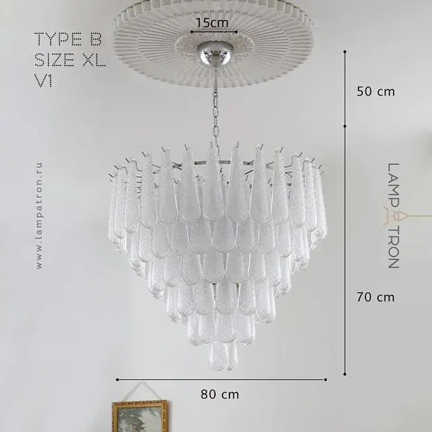 Люстра RADA CH Размер XL V1. Тип B Lampatron 8897-25180 Люстра RADA CH Размер XL V1. Тип B Lampatron 8897-25180