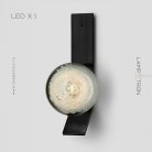 Бра LEROY LEEN WALL 1 лампа. Цвет Черный Lampatron f-leroy-leen-wall-1-black 8130-22250