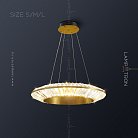 Кольцевые люстры и светильники GODIVA CH Размер XL Lampatron 4639-11729