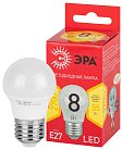 Лампочка светодиодная ЭРА LED P45-8W-827-E27 R