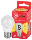 Лампочка светодиодная ЭРА LED P45-8W-827-E27 R