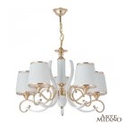 Люстра подвесная с плафонами 303857/5 Wh/Gd Arte Milano
