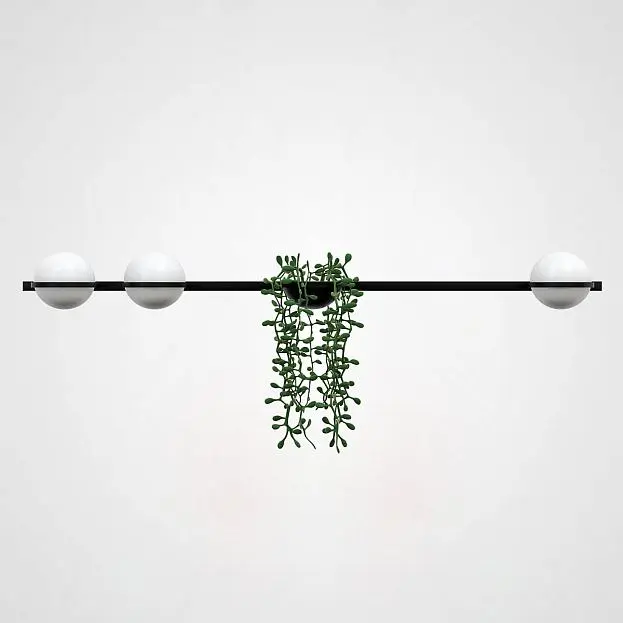 Бра Palma Wall Lamp 3 Шара + 1 Вазон Горизонтальная ImperiumLoft 168498-22 Бра Palma Wall Lamp 3 Шара + 1 Вазон Горизонтальная ImperiumLoft 168498-22
