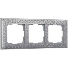 Рамка на 3 поста Werkel WL07-Frame-03 (матовый хром) a046427 Antik