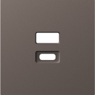 Накладка для розеток USB, мокко, Donel DE28653 A07