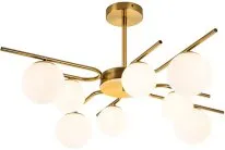 Потолочная люстра Escada 642/8P Brass Sphere