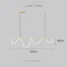 Реечный, рядный светильник GLORIFY LUX L Размер M. Цвет латунь Lampatron 8816-24810