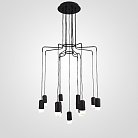 Wireflow Led Black Suspension Lam 13 Патронов 279381-22 ImperiumLoft