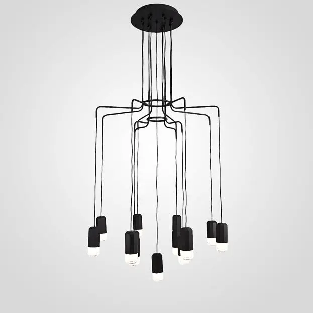 Wireflow Led Black Suspension Lam 13 Патронов 279381-22 ImperiumLoft Wireflow Led Black Suspension Lam 13 Патронов 279381-22 ImperiumLoft