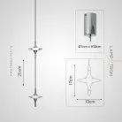 Подвесной светильник LLOYD 2 плафона Lampatron 8710-24416