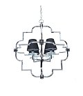 Подвесная люстра Lumina Deco LDP 8020-4 CHR+BK Baltimore