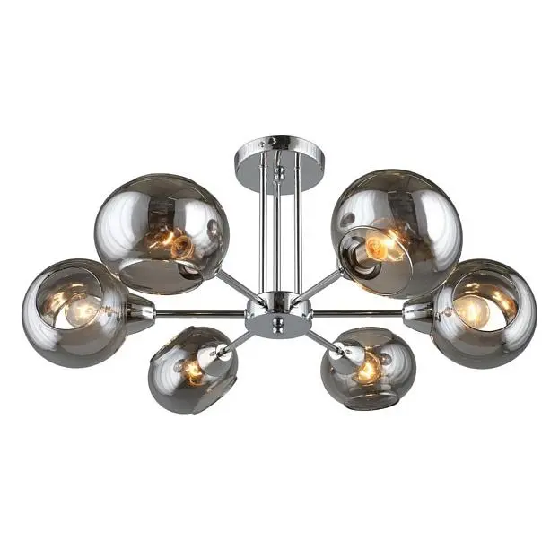 Люстра потолочная Omnilux OML-93807-06 Marsala Люстра потолочная Omnilux OML-93807-06 Marsala