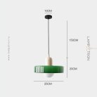 Подвесной светильник COLLAR Зеленый + Белый Lampatron 8192-22428