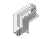 Коннектор угловой внутренний для встраиваемого шинопровода Ambrella light GL3362-9.5 TRACK SYSTEM